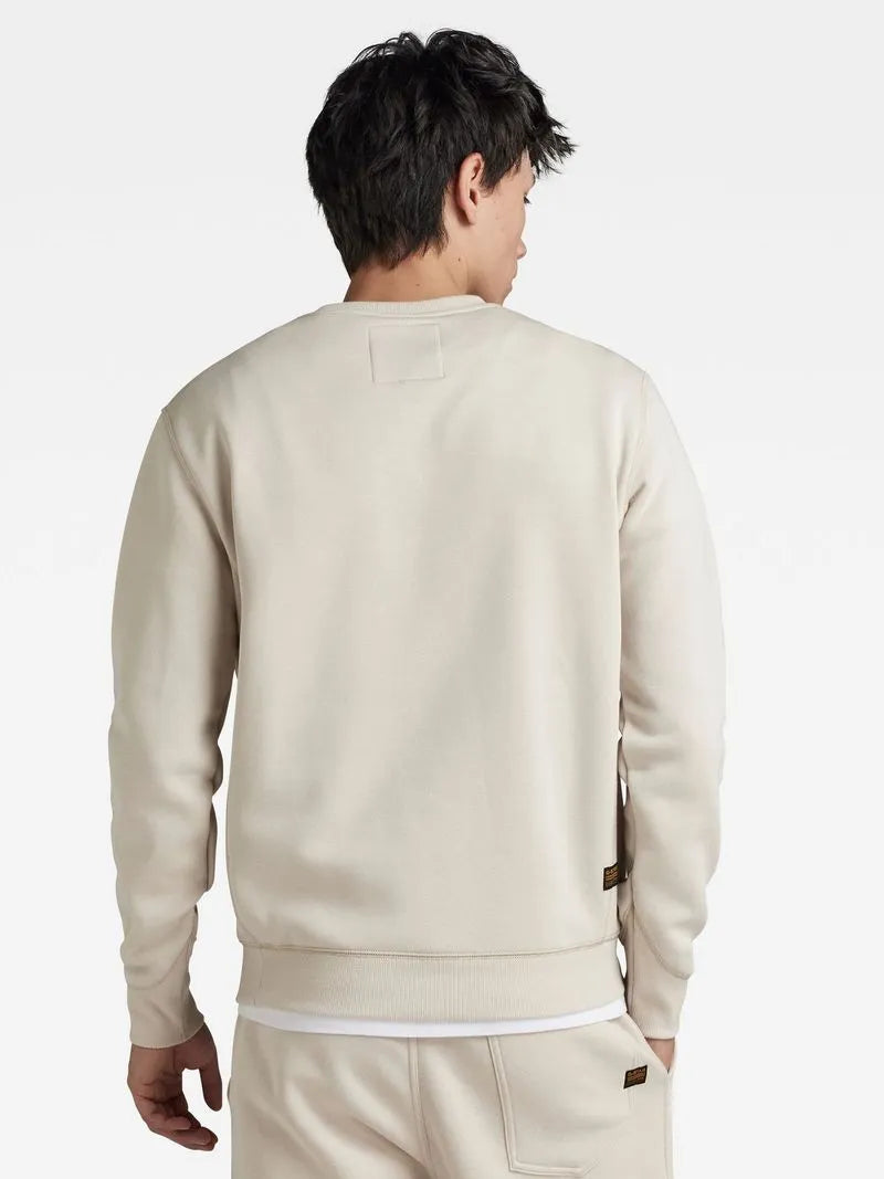G-Star Men's Premium Core Beige Sweater