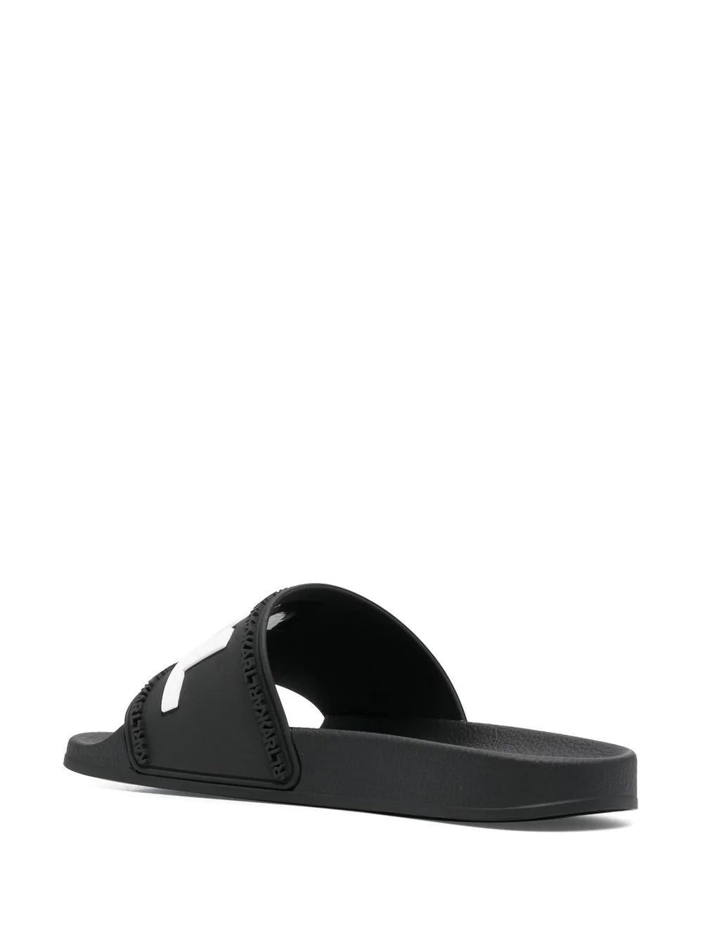 Karl Lagerfeld Kondo logo-print slides