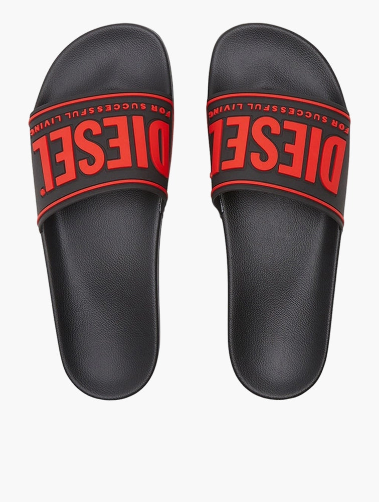 Diesel Sa-Mayemi-Pool Slides With 3D Logo