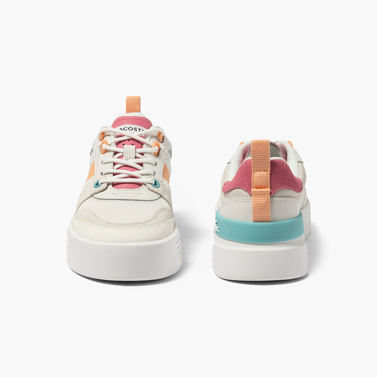 Women's Lacoste L002 Leather Heel Pop Trainers