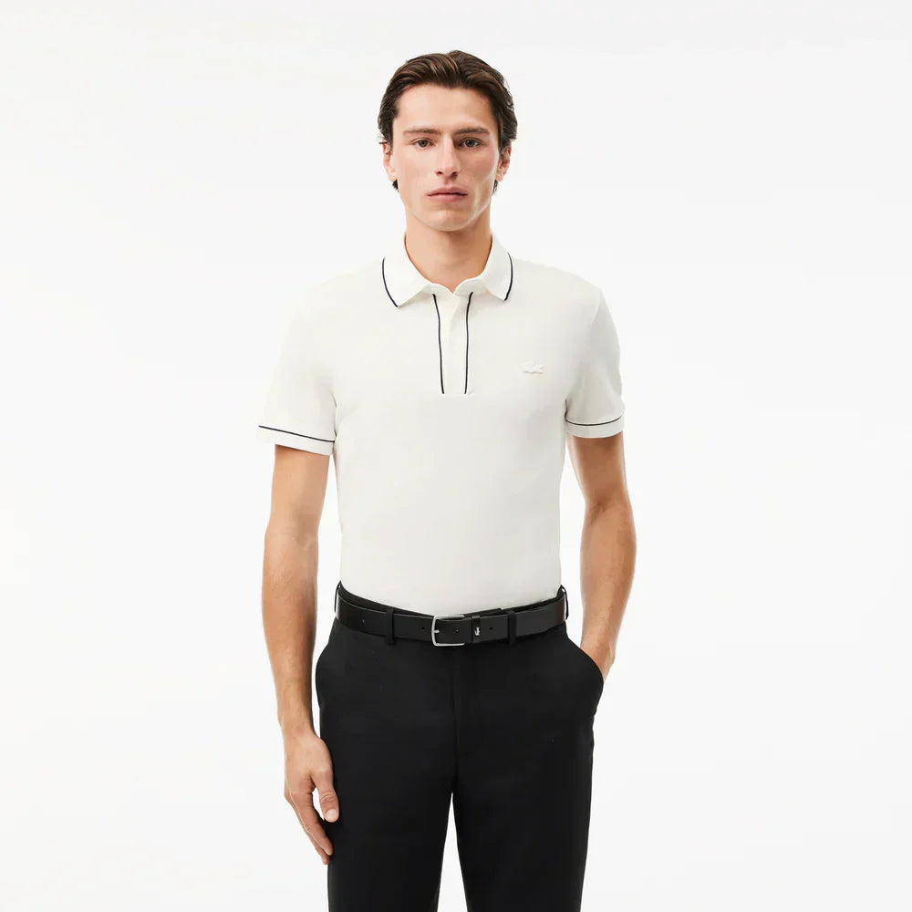 Lacoste Regular fit paris stretch piqué polo shirt