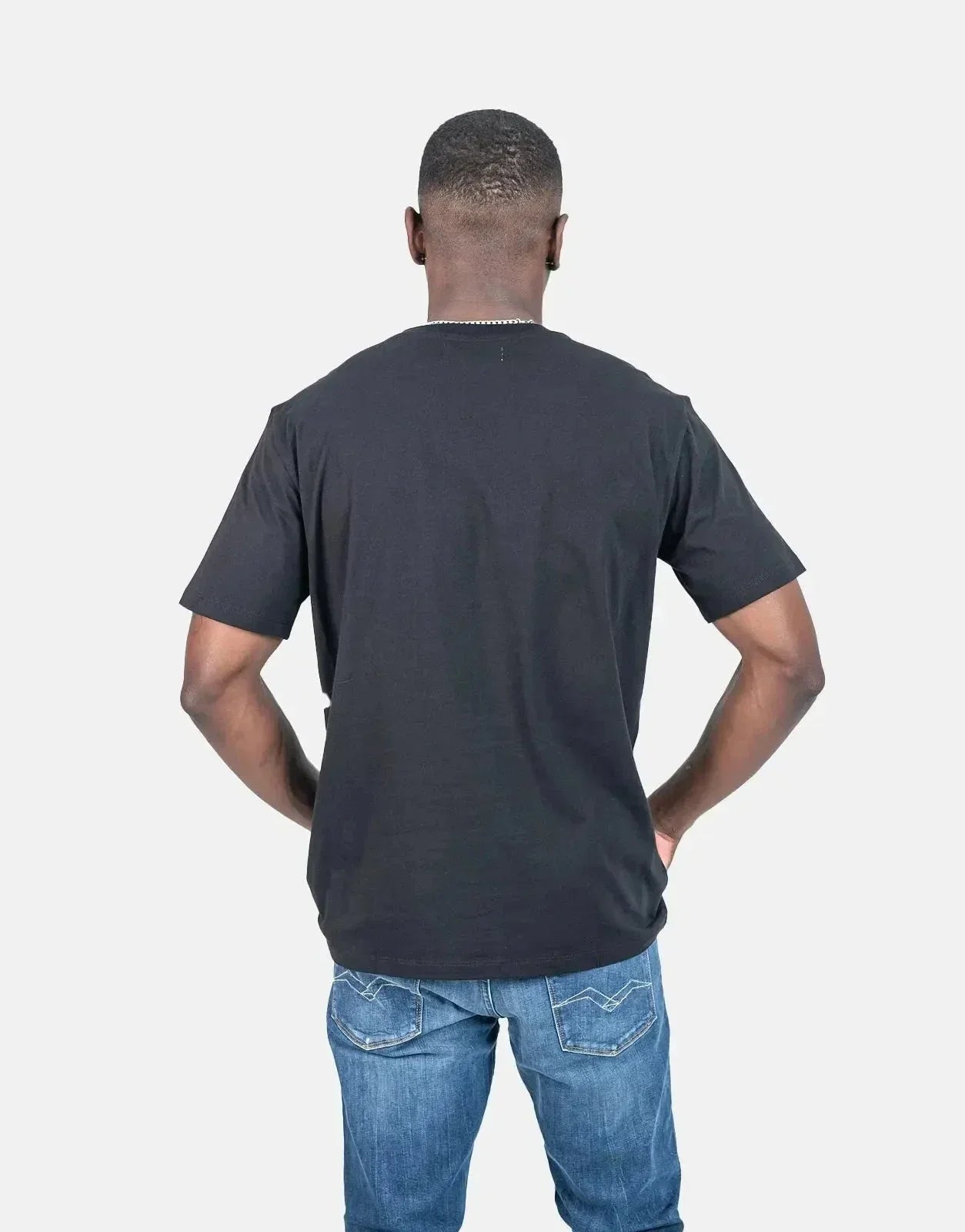 Replay Classic Large Font T-Shirt Black