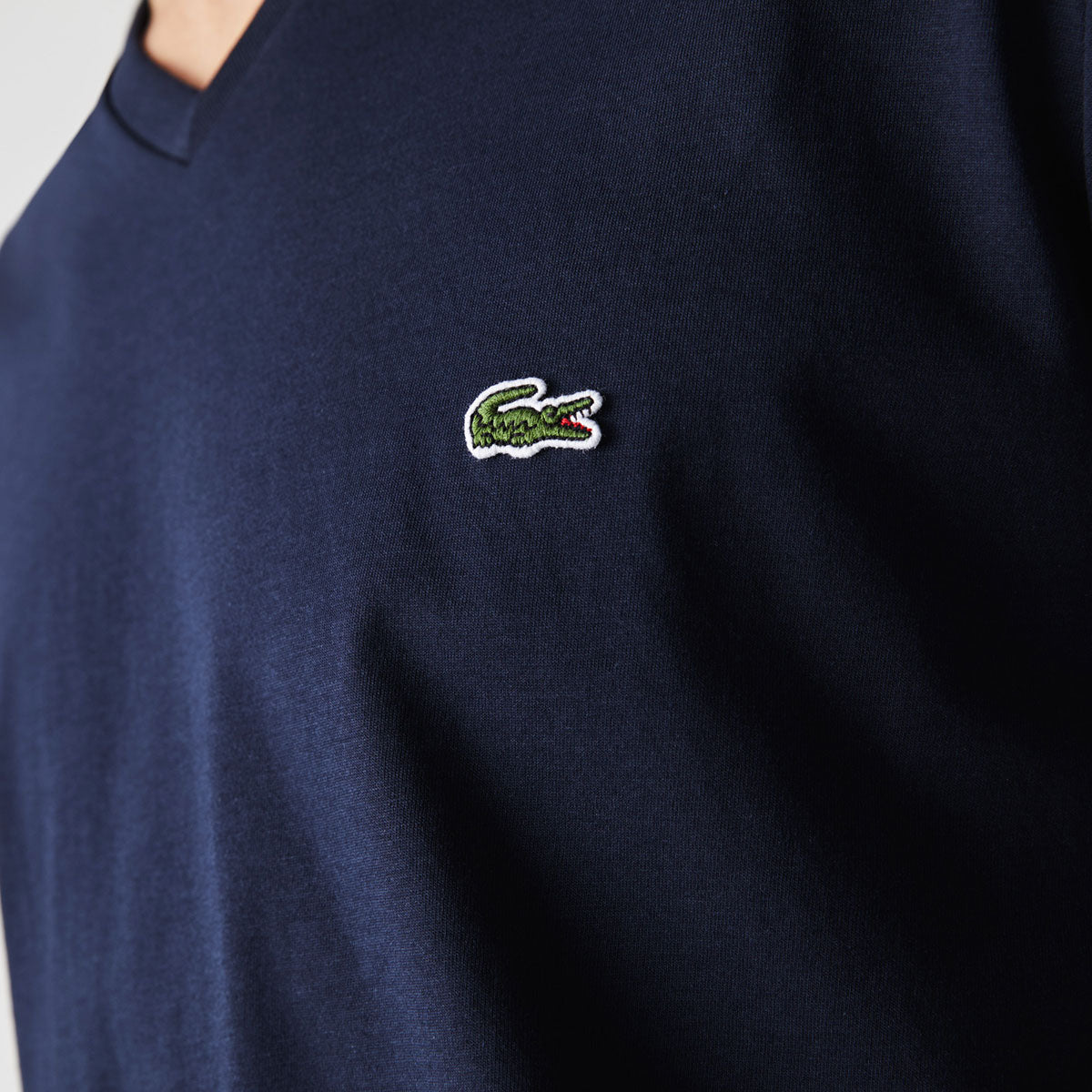 Lacoste Men'S V-Neck Pima Cotton Jersey T-Shirt