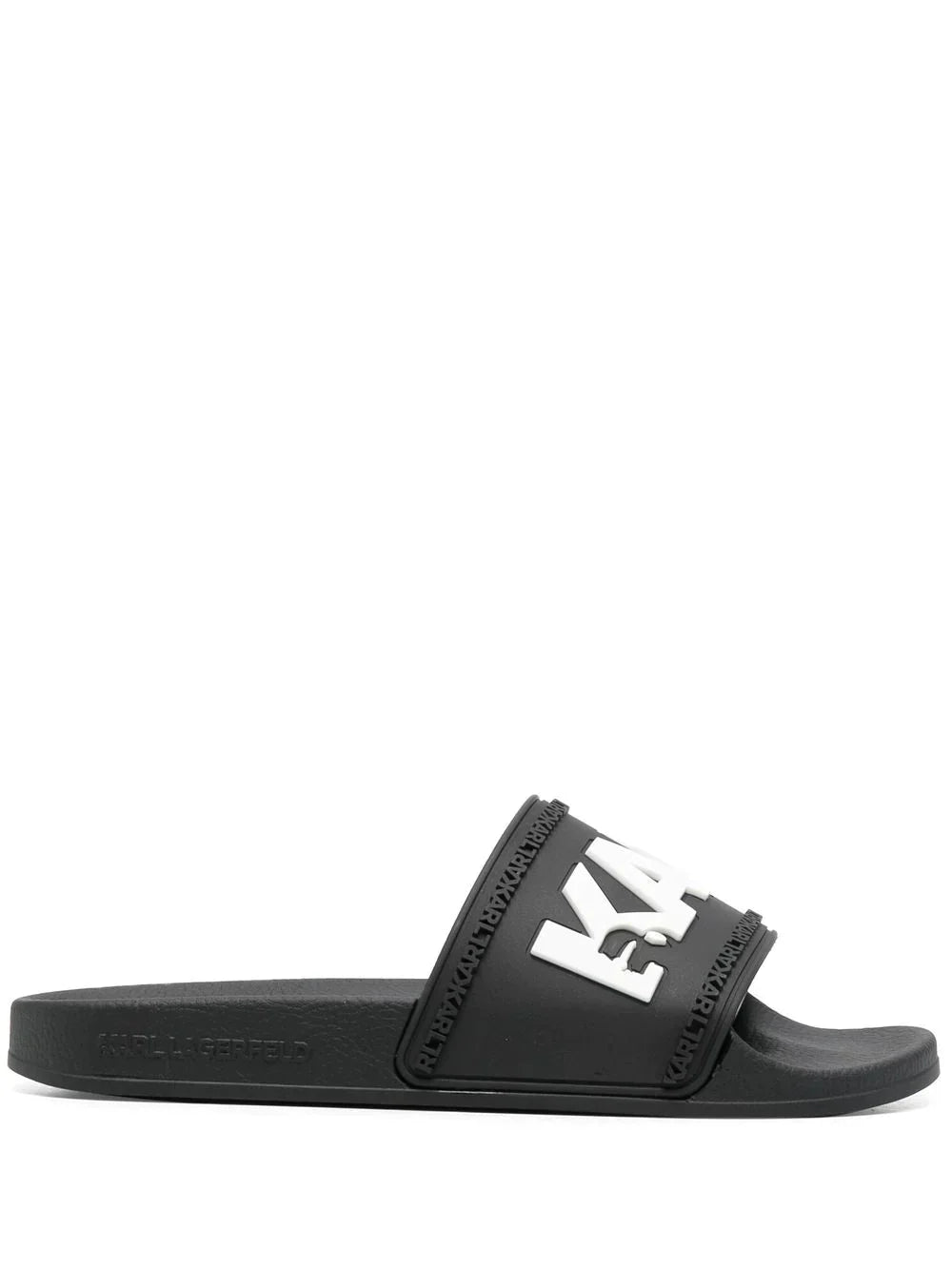 Karl Lagerfeld Kondo logo-print slides