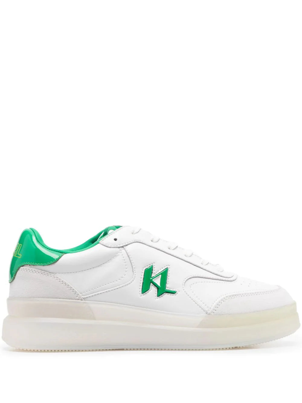 Karl Lagerfeld logo-appliqué perforated-detail sneakers