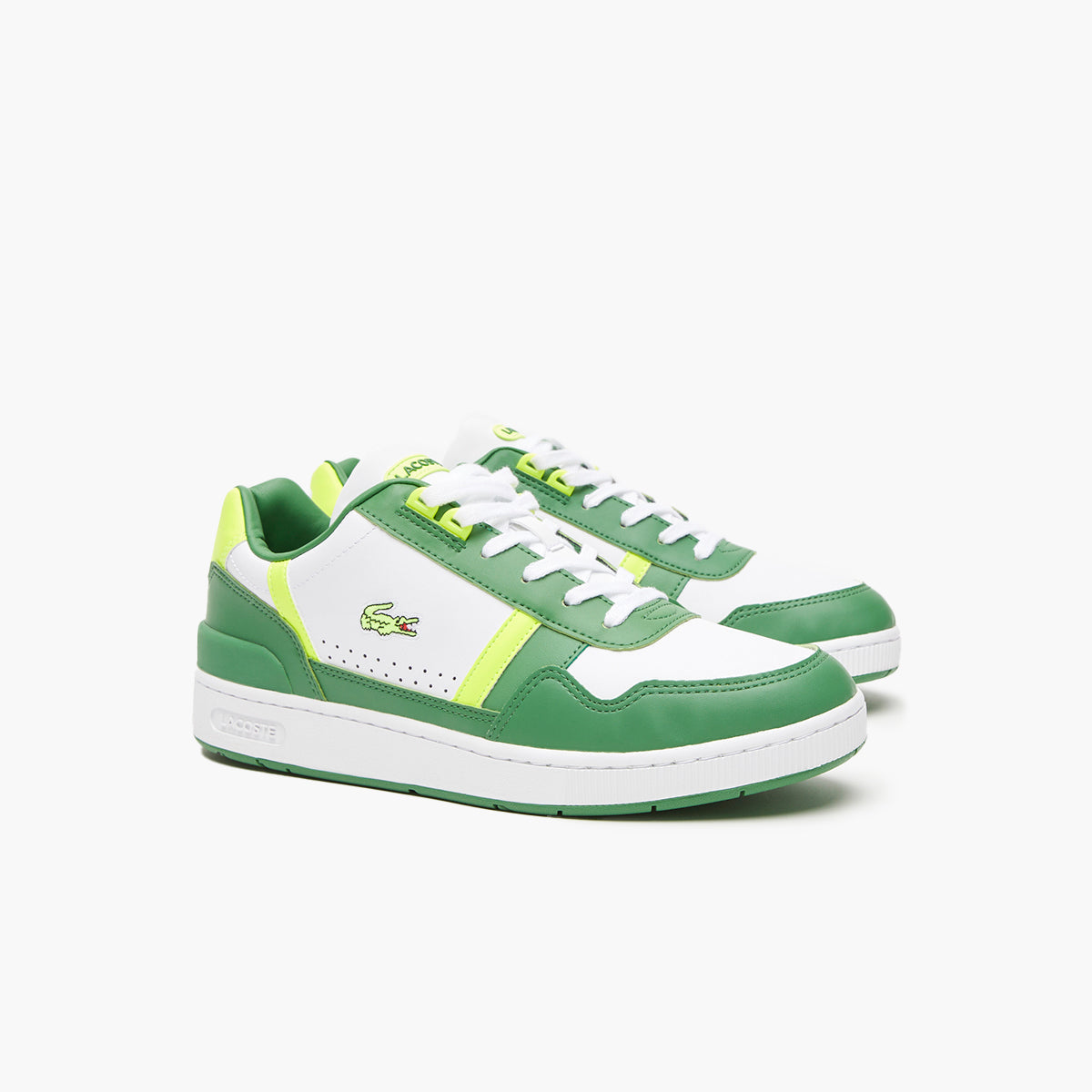 T-Clip Leather Colour Block Trainers