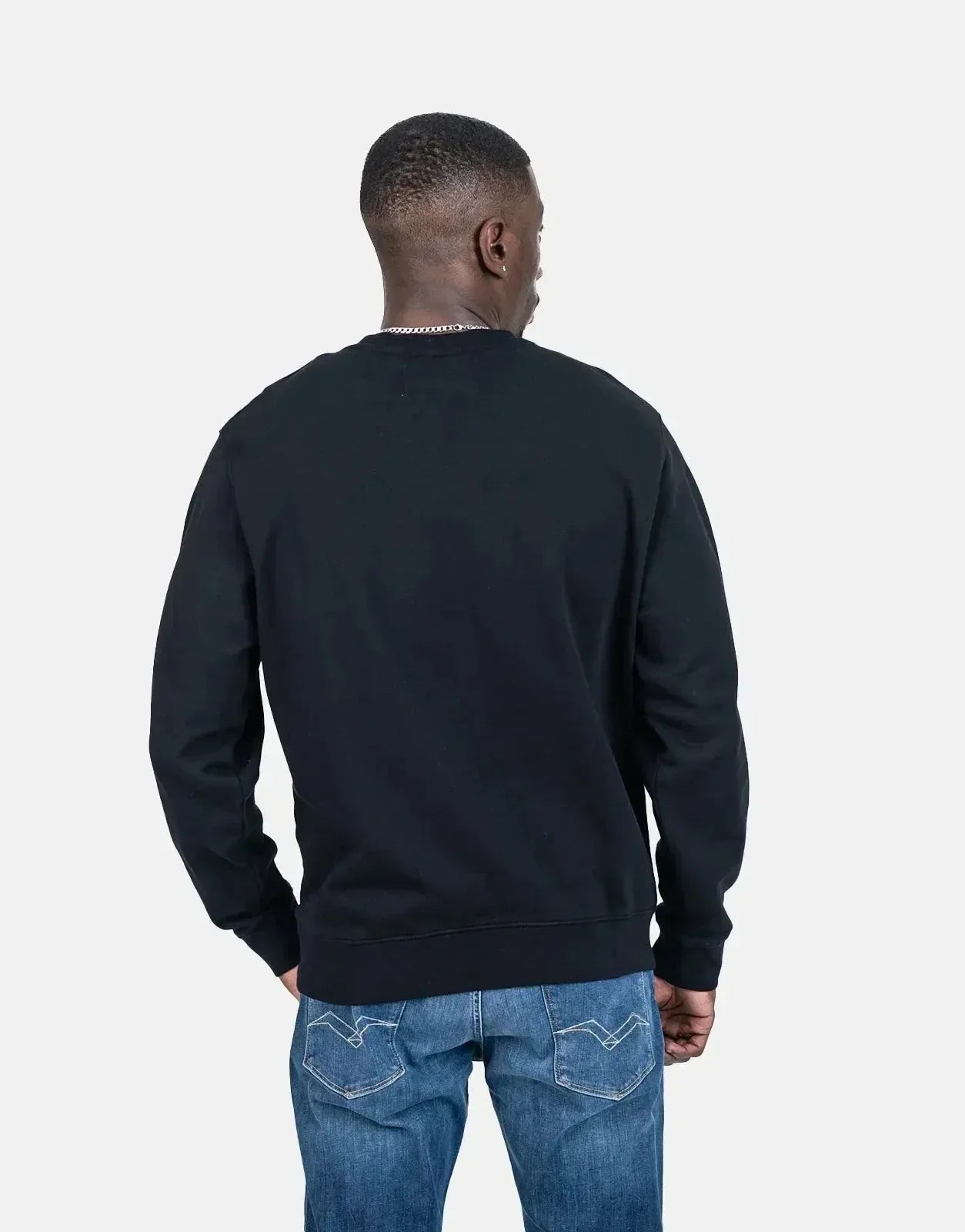 Replay Classic Logo Sweatshirt Black