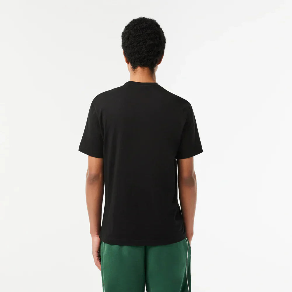 Lacoste Cotton Jersey Signature Print T-shirt