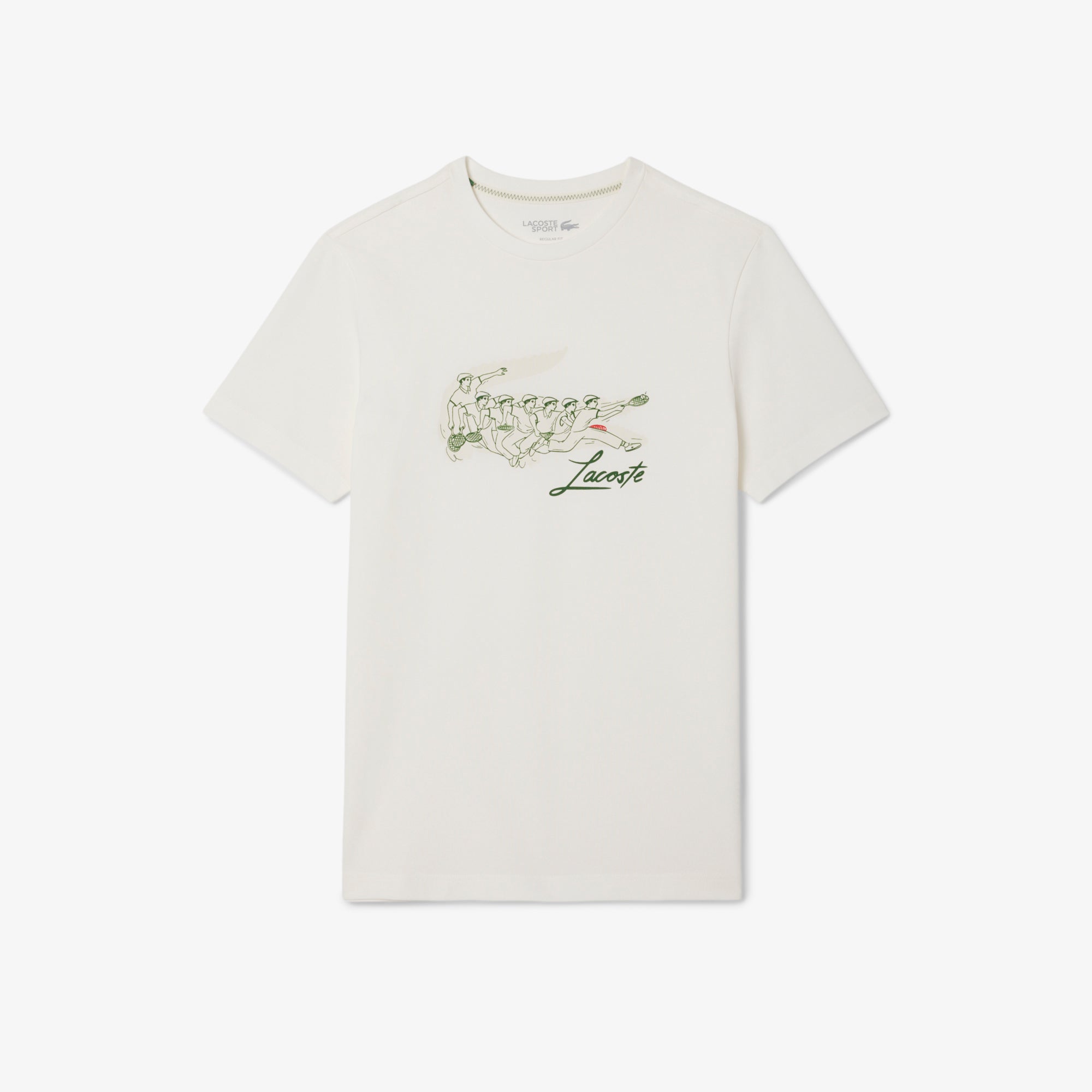 René Lacoste Print Tennis Heritage T-shirt